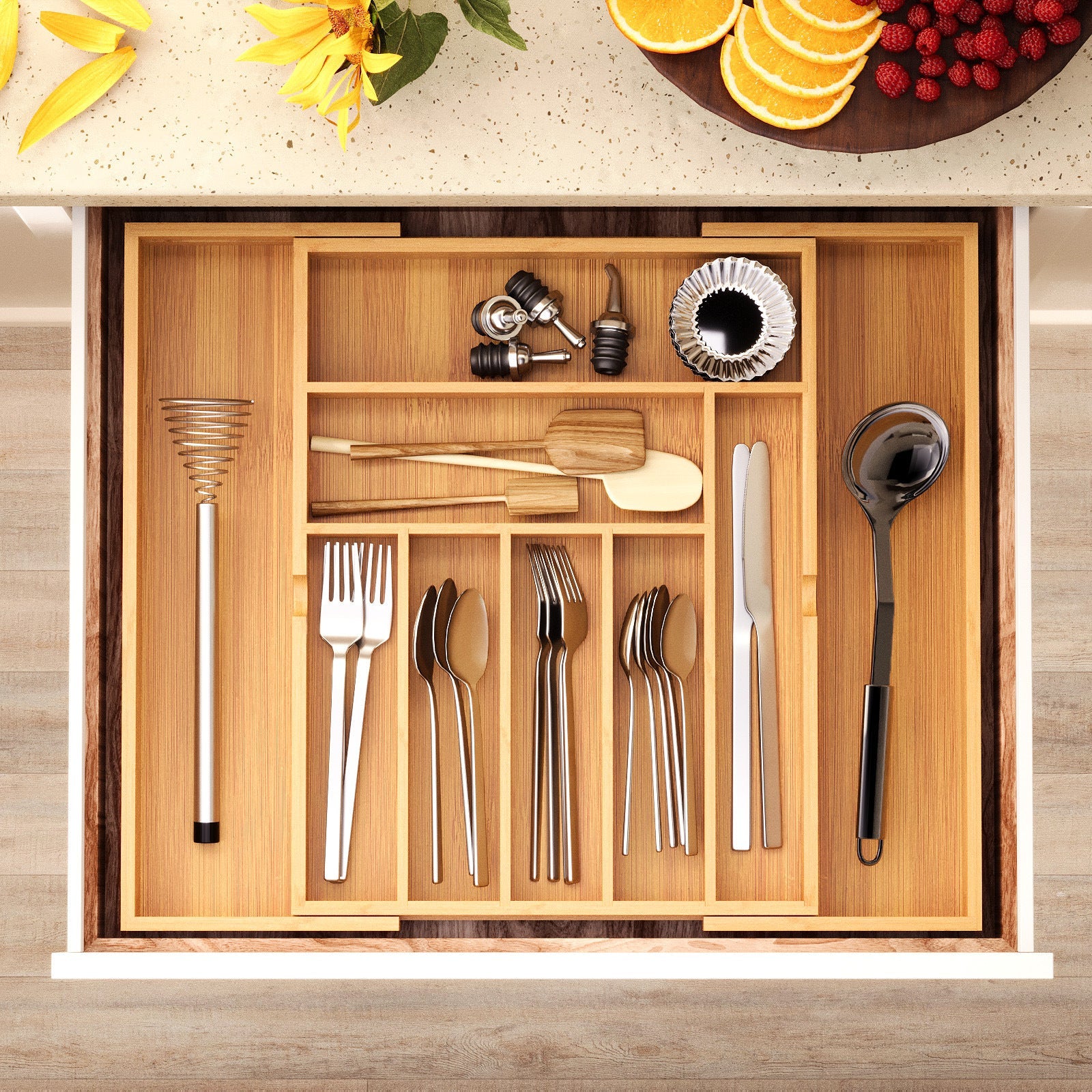 Maximize Your Kitchen Space with Our Pull-out Retractable Organizer